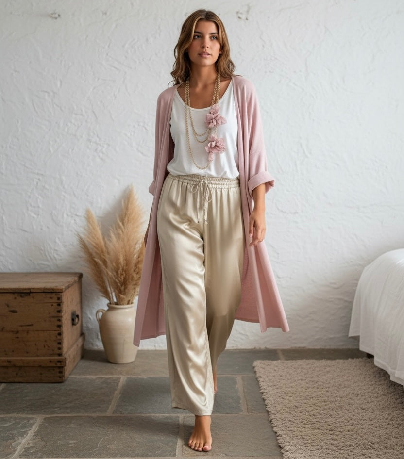 Cárdigan "Basic Nude"