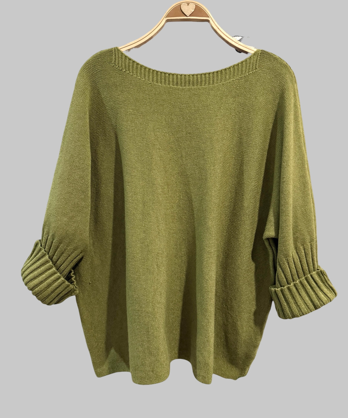 Jersey "Palmira" verde oliva