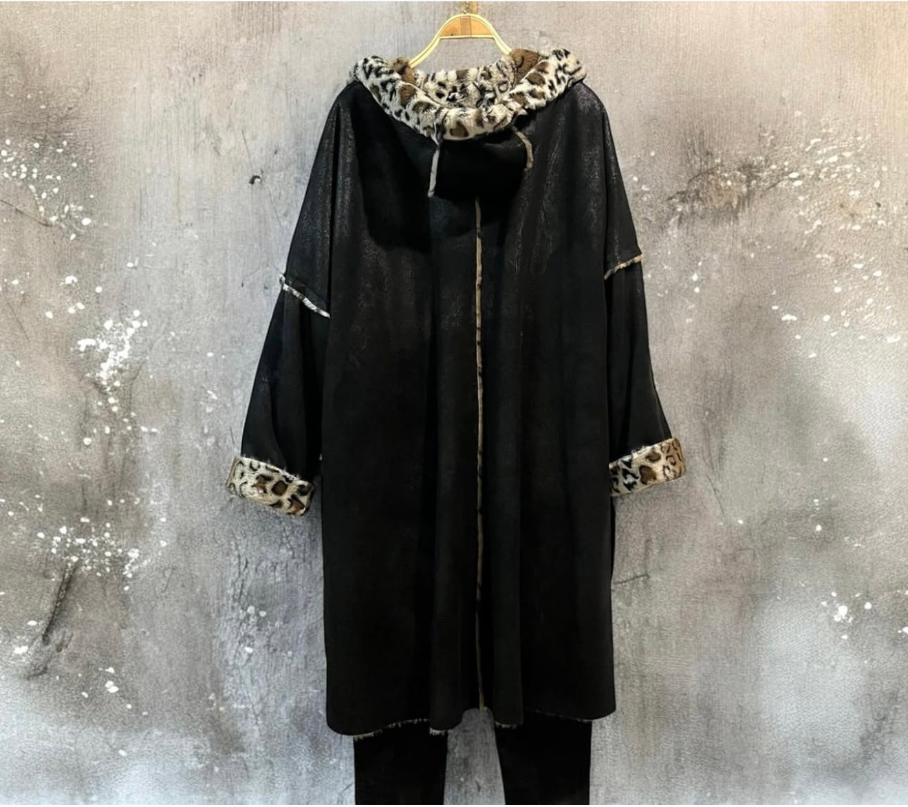 Abrigo "Margosha" negro