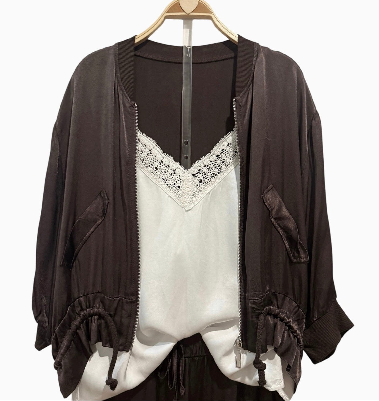 Beisbolera "Positano" chocolate