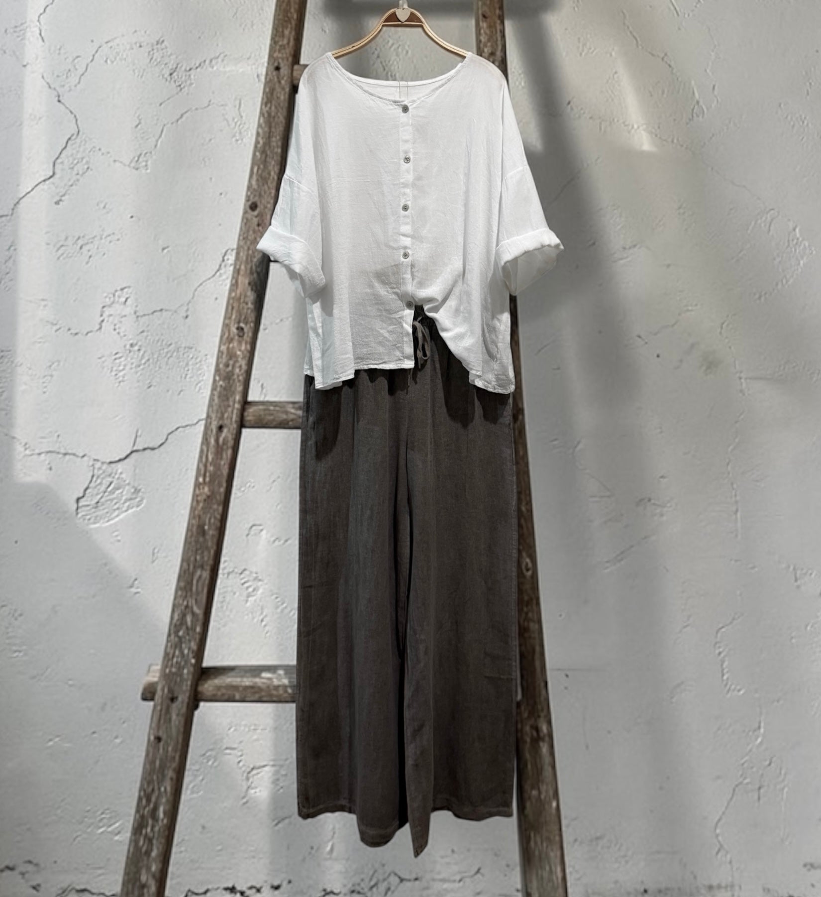 Chaqueta/camisa "Amalfi" blanco