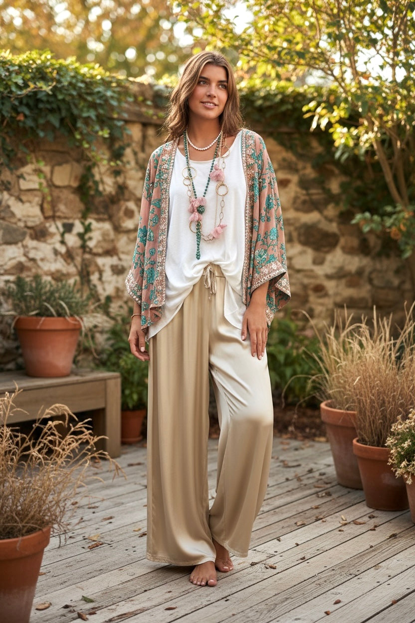 Kimono "India Crep"