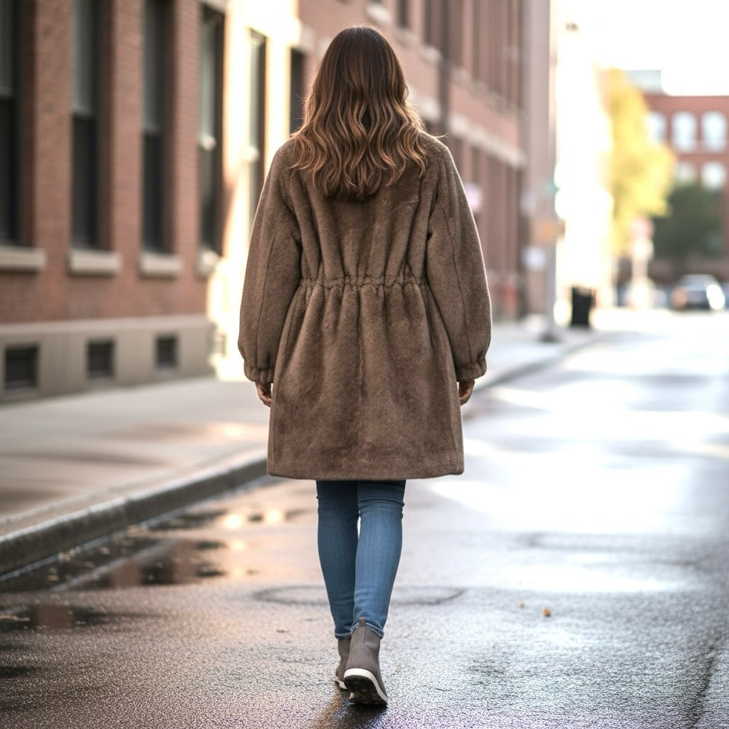 Abrigo "Laeticia" topo