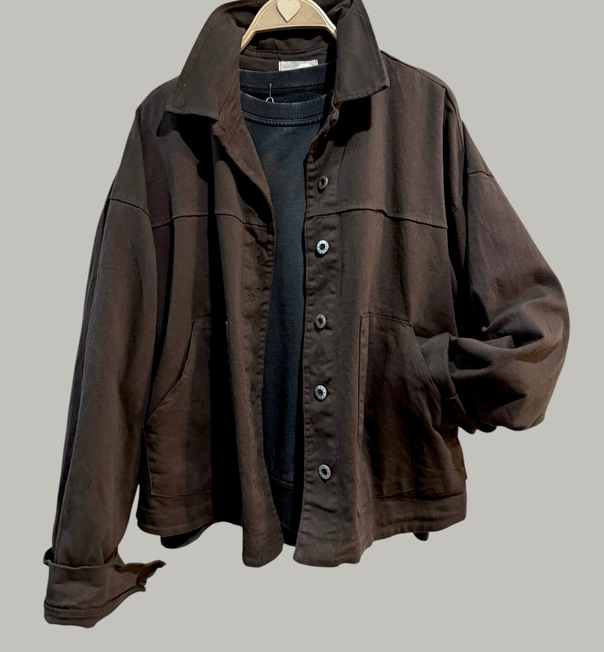 Sobrecamisa/Cazadora "Cangoo" chocolate