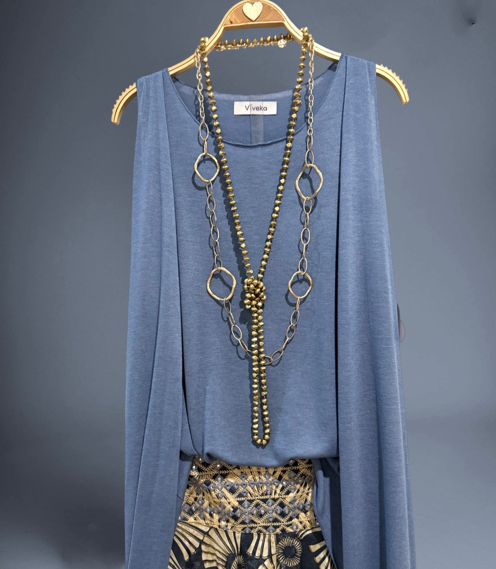 Camiseta "Cassandra" azul