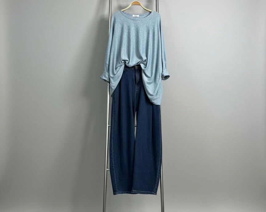 Jersey "Over Plus" celeste