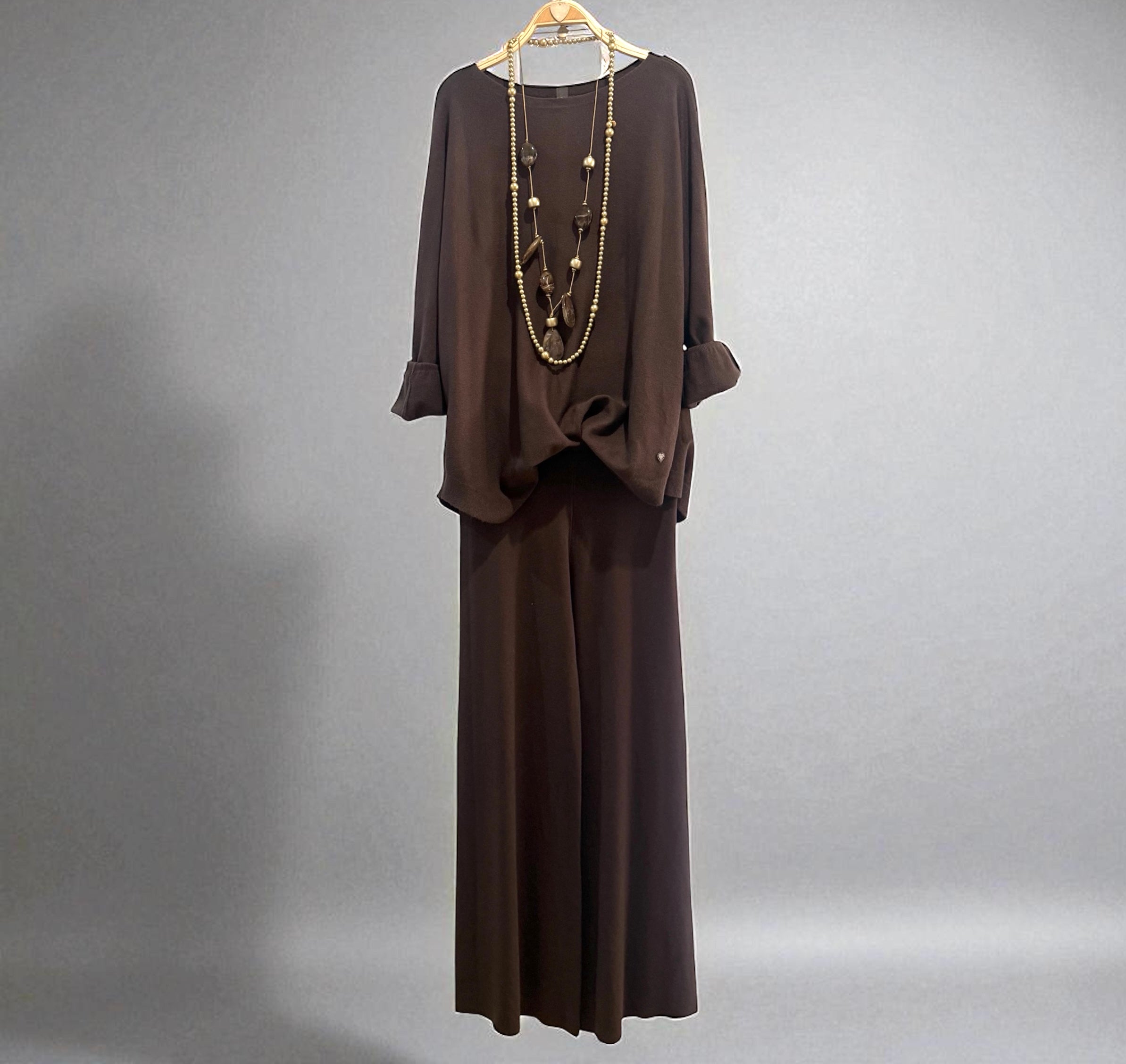 Conjunto "Patrizia" chocolate