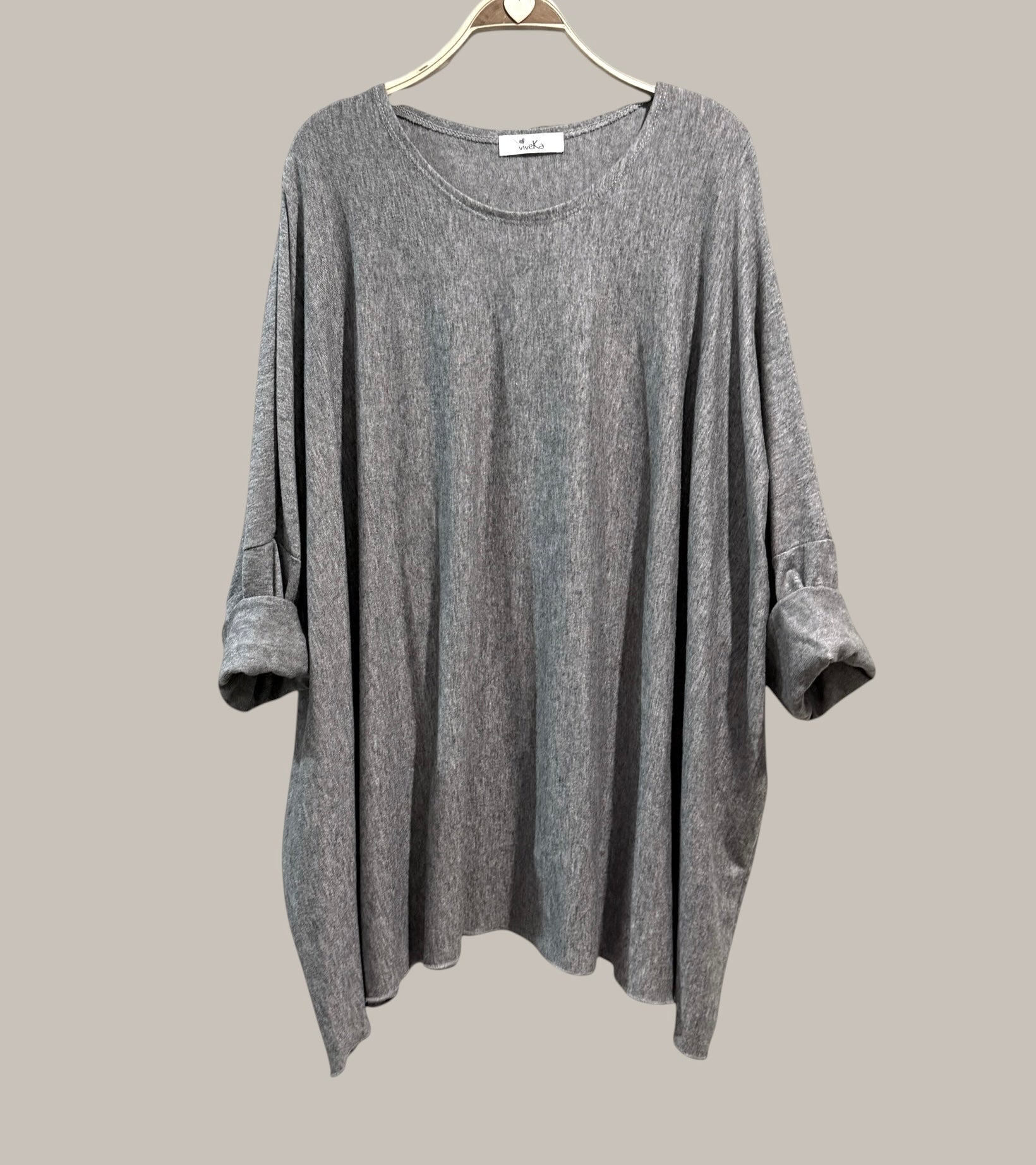 Jersey "Over Plus" gris