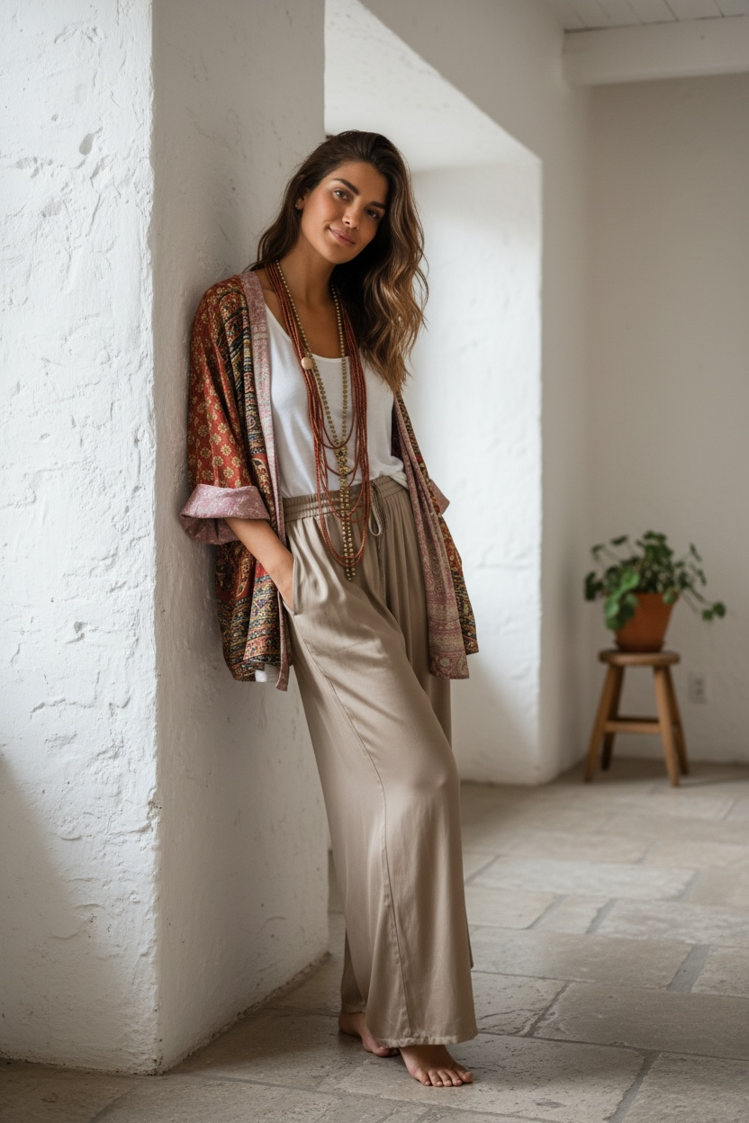 Kimono "Kira Contrastes"