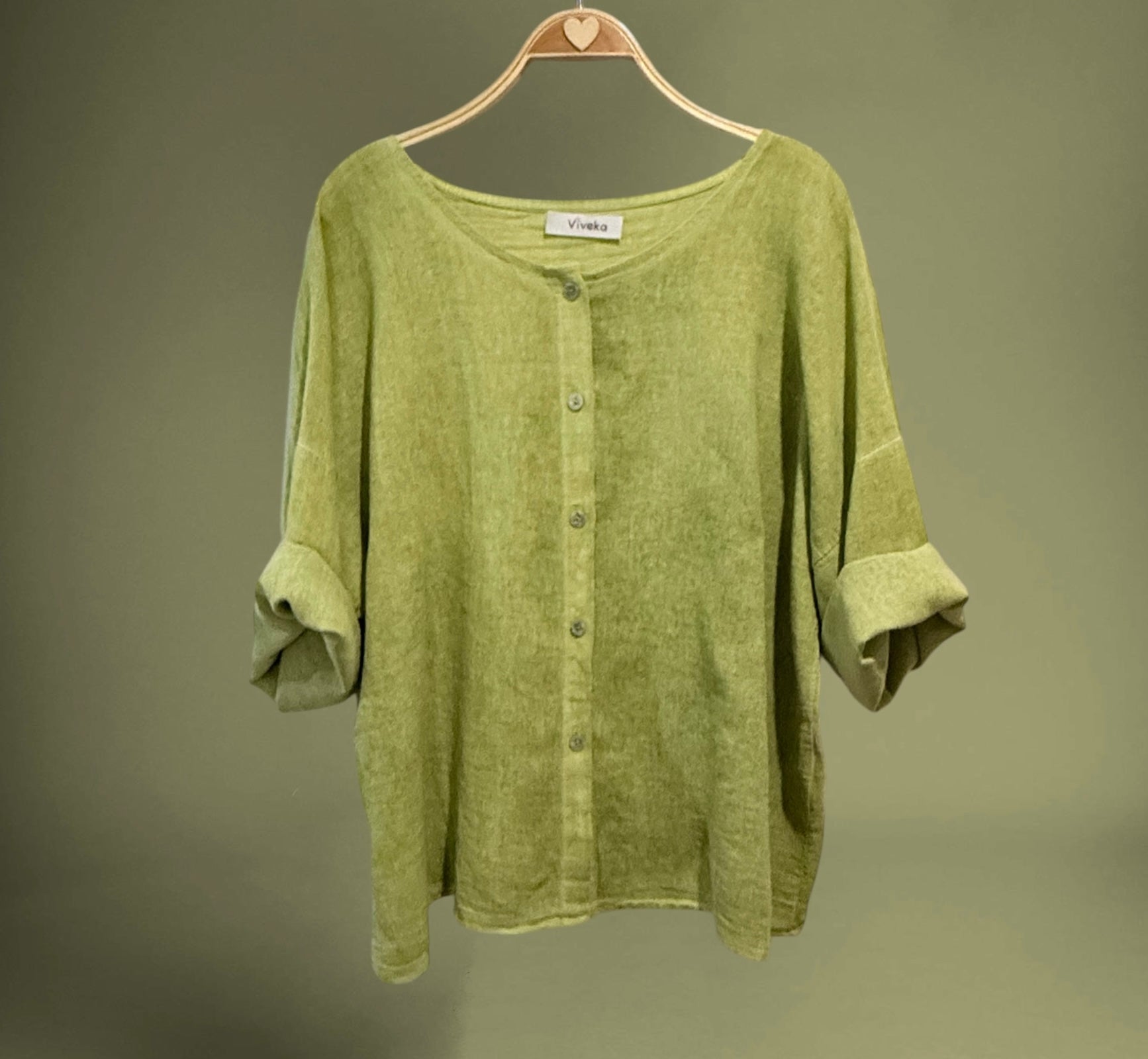 Chaqueta/camisa "Amalfi" pistacho