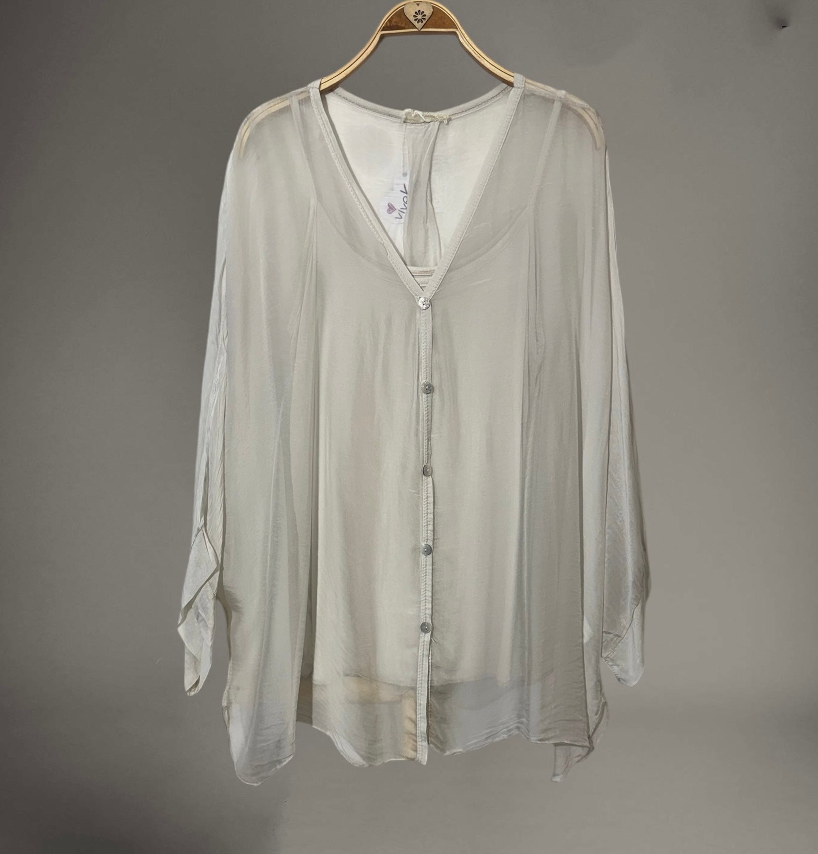 Blusa "Nazaret" marfil