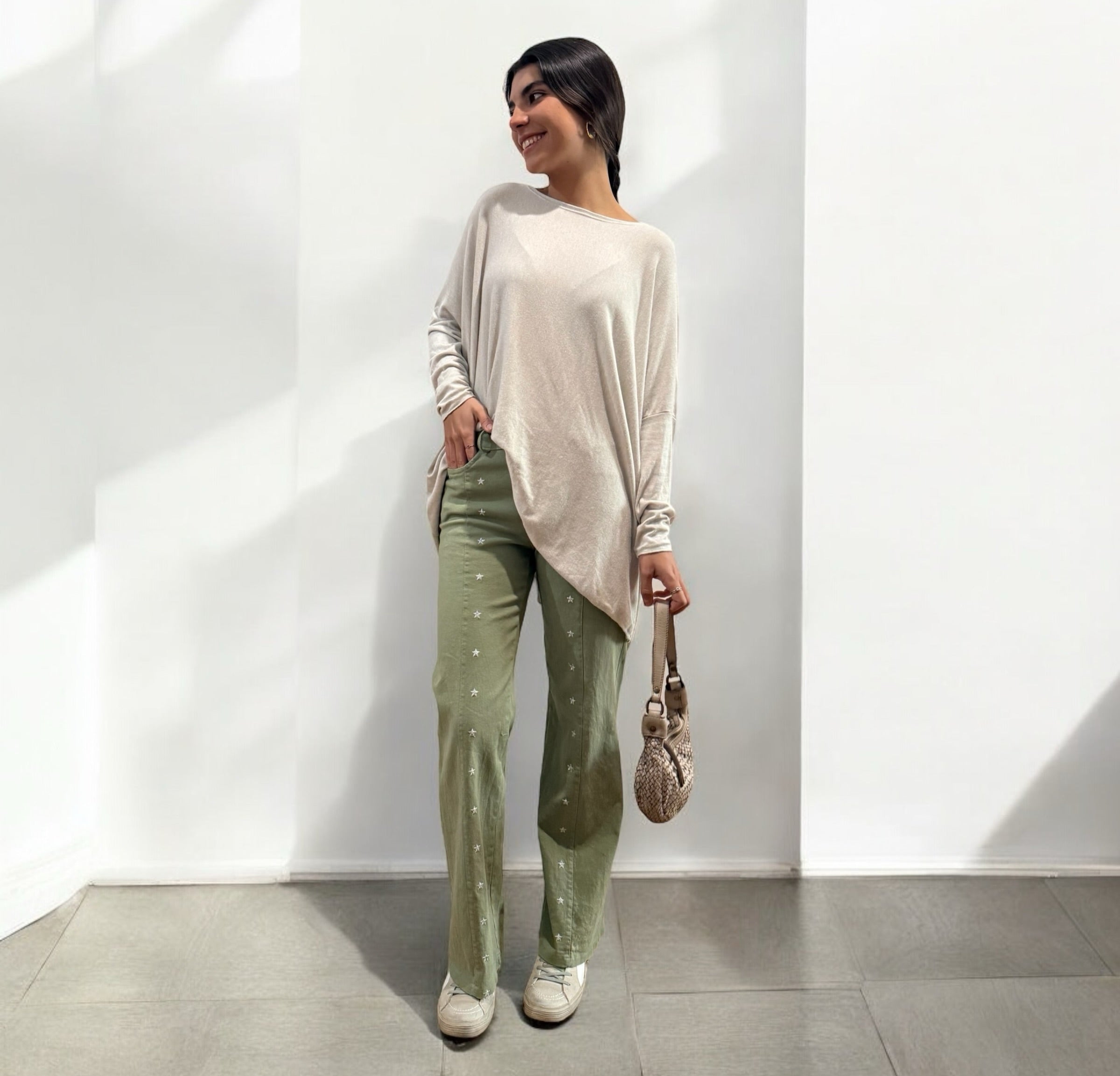 Pantalón "Estrellitas de plata"