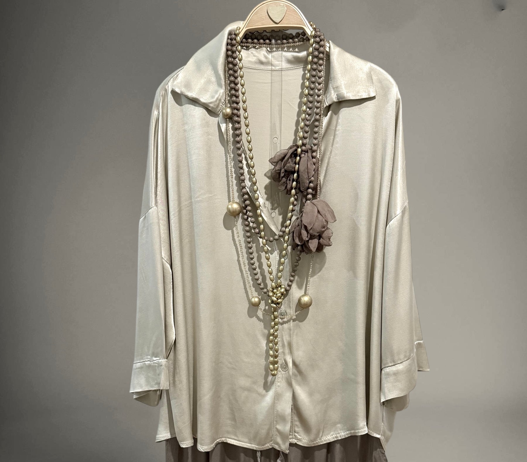 Blusa "Greta" marfil