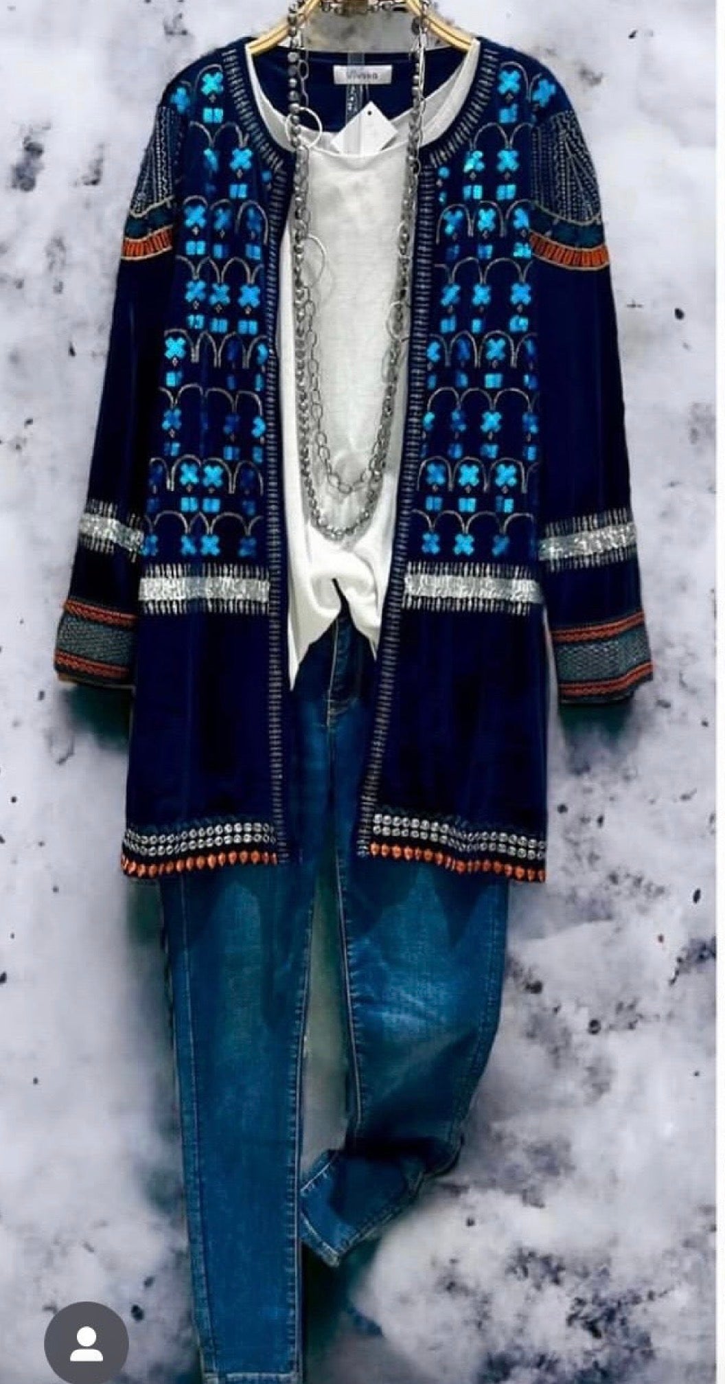 Levita "Merilee" azul noche