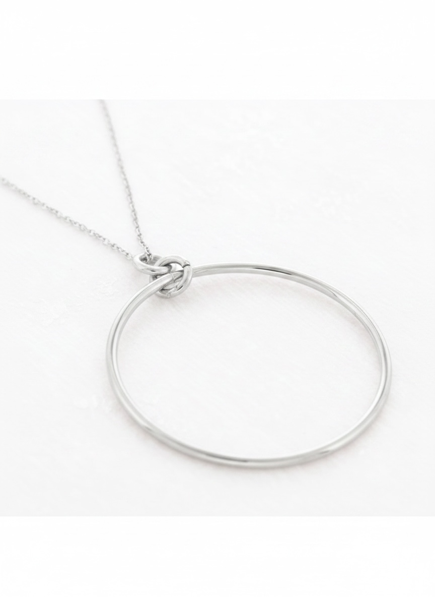 Collar "Cadena con Círculo" acero