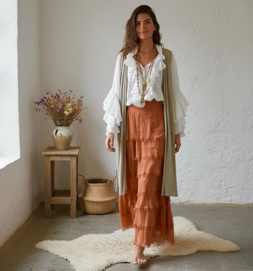 Falda "Sevilla" fuego