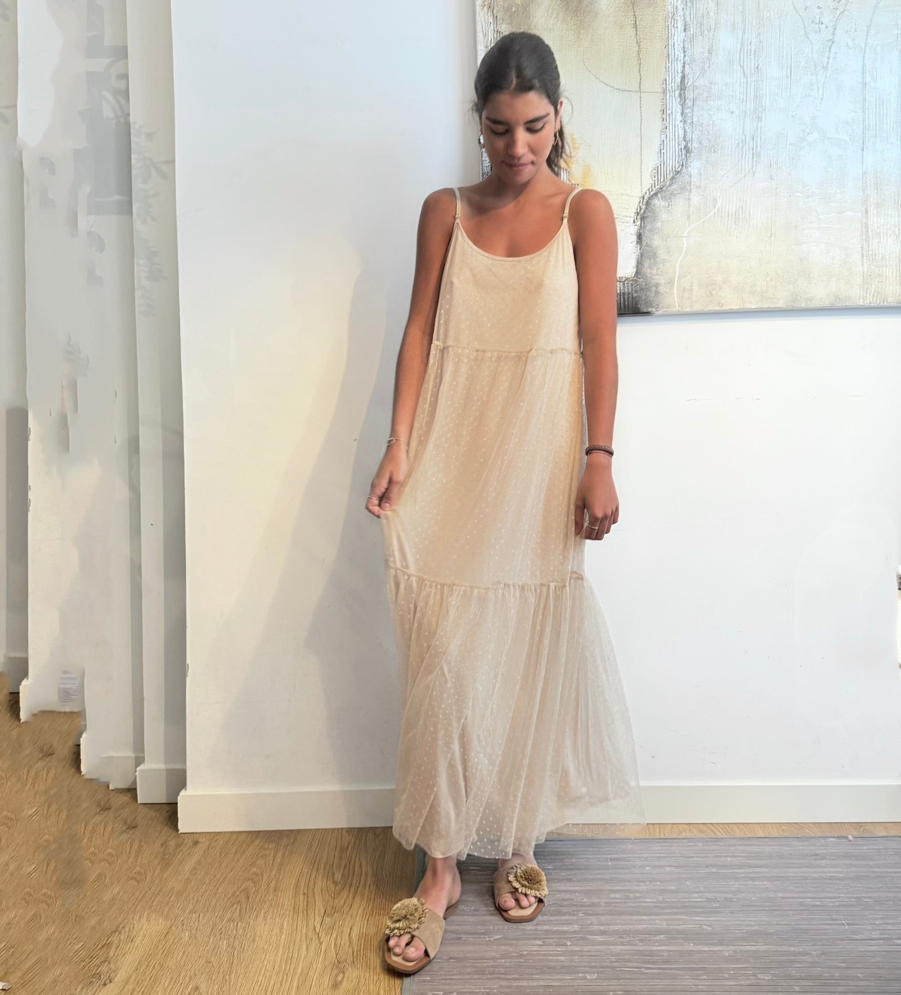 Vestido "Tula" arena