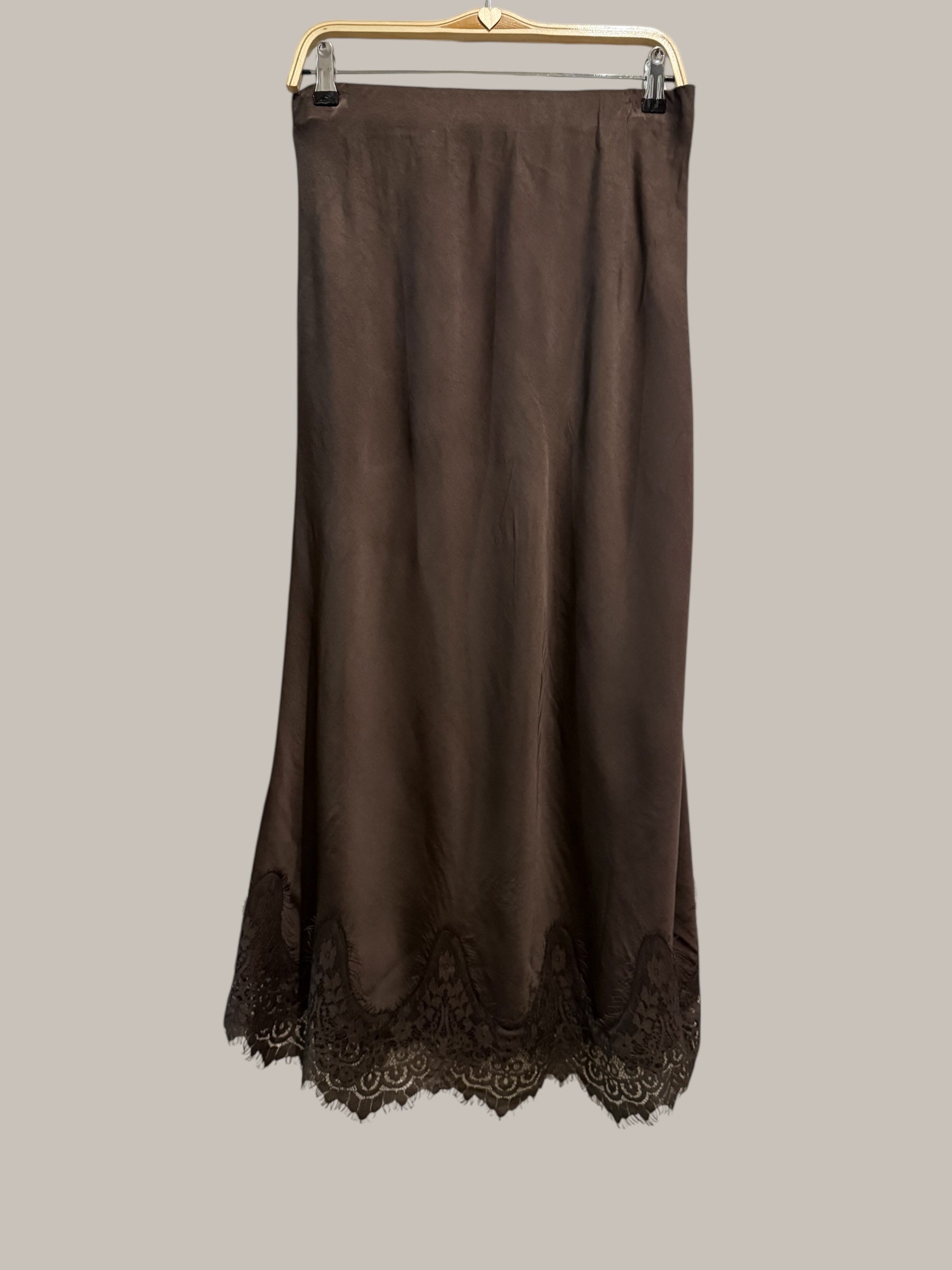 Falda "Lace" chocolate