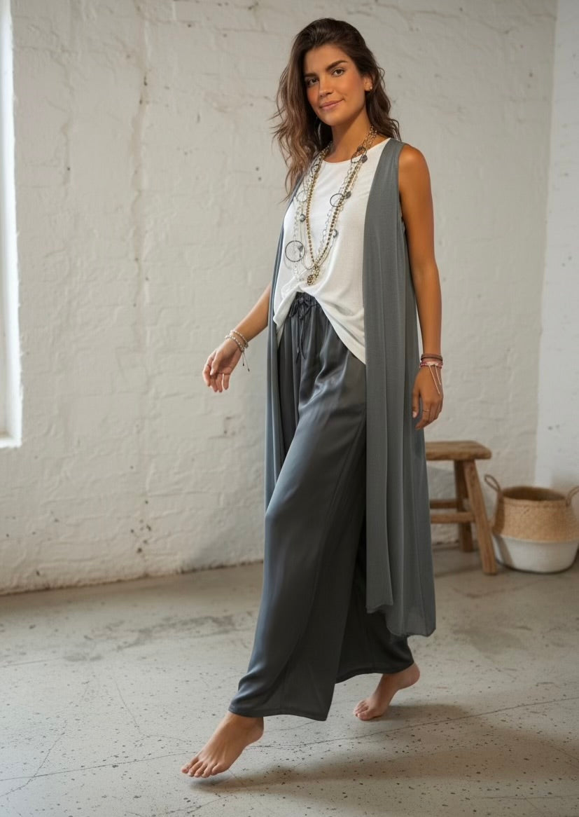 Chaleco "Cassandra" gris