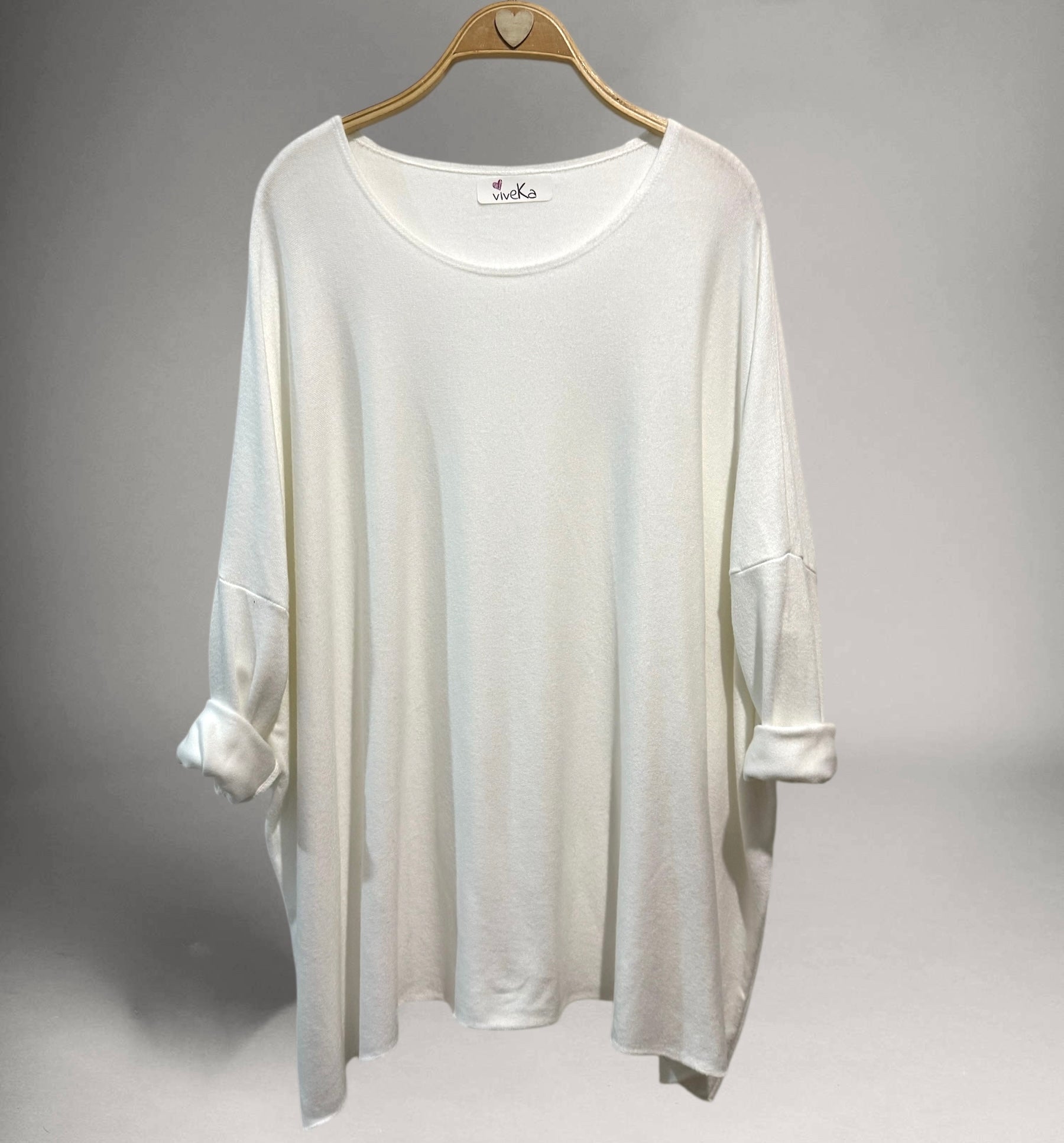 Jersey "Over Must" blanco