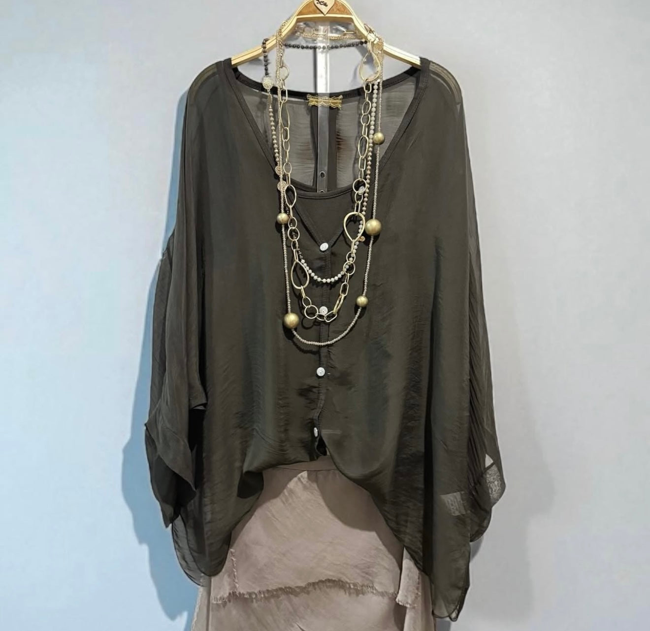Blusa "Siena" chocolate