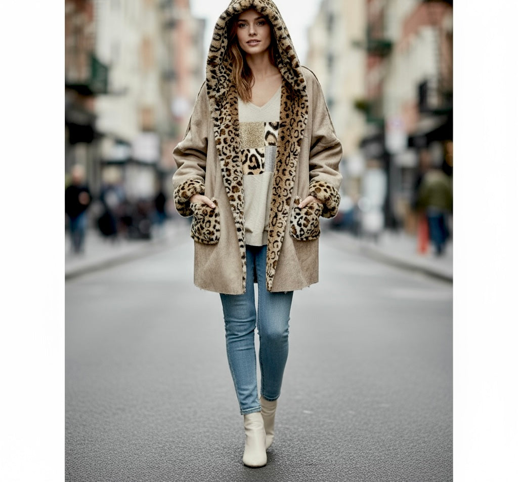 Abrigo "Margosha" corto hielo