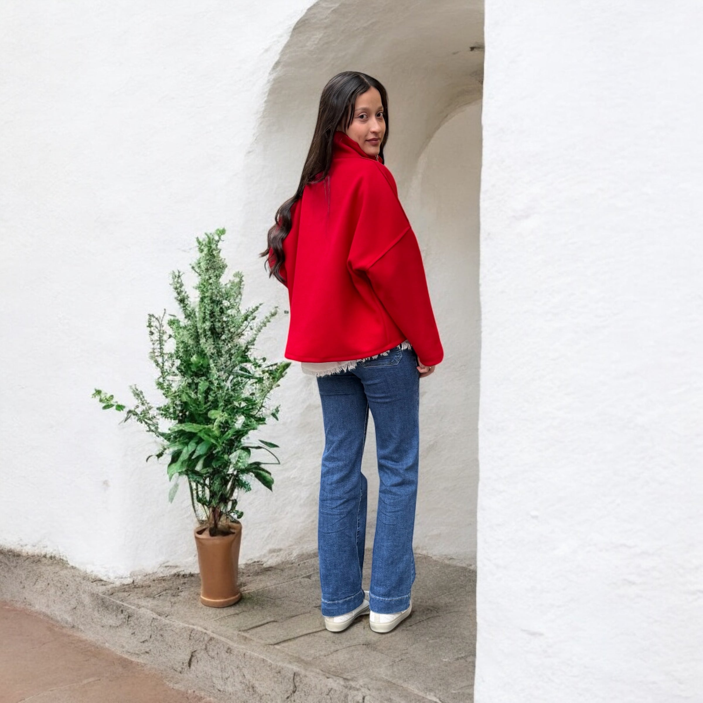 Chaqueta "Maroa" roja