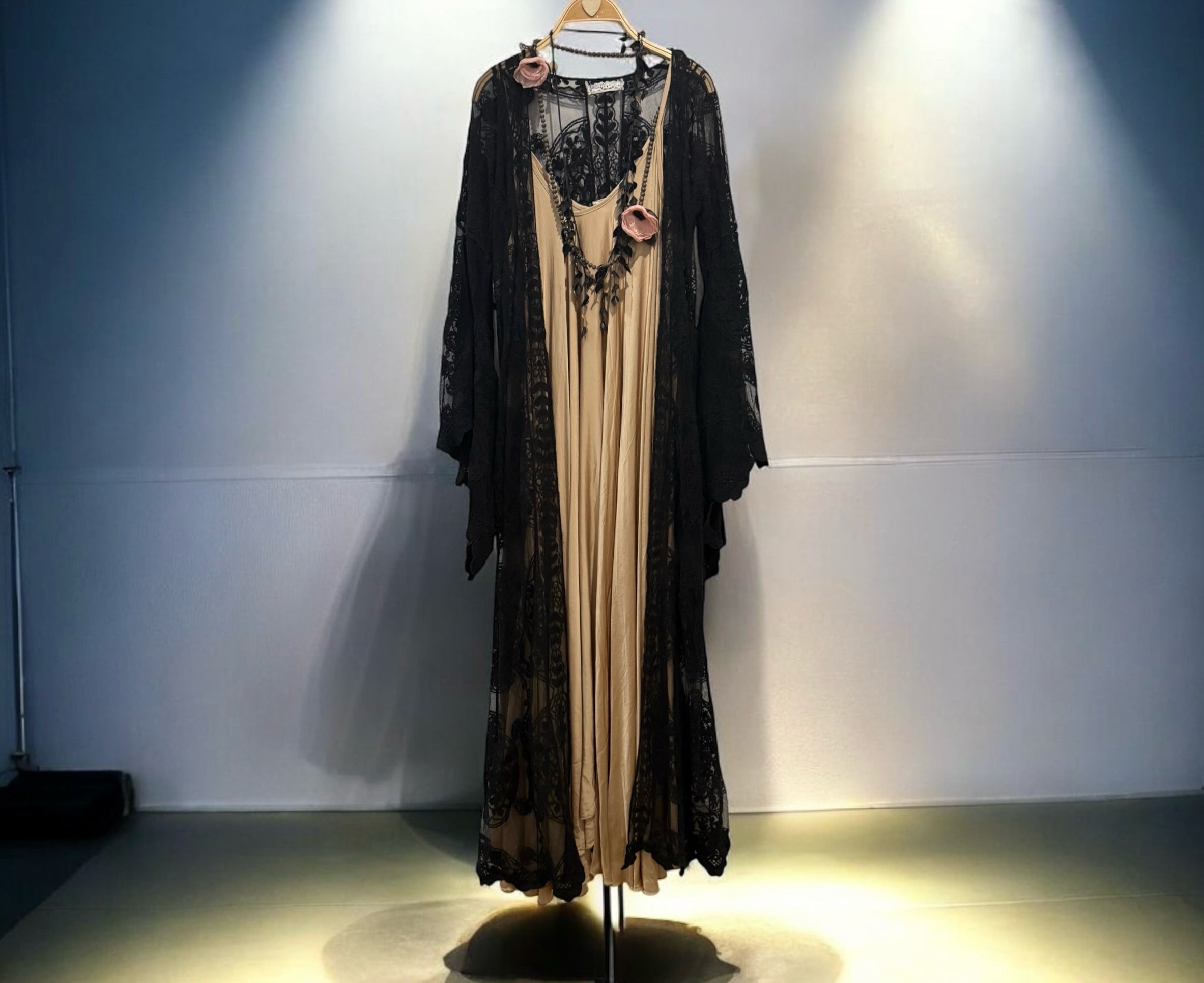 Kaftan "Love Story" negro