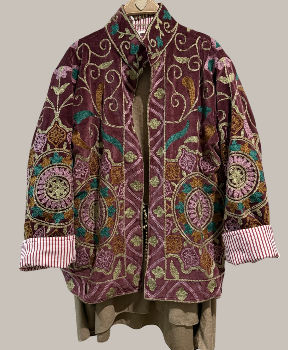 Chaqueta "India Anara" ciruela