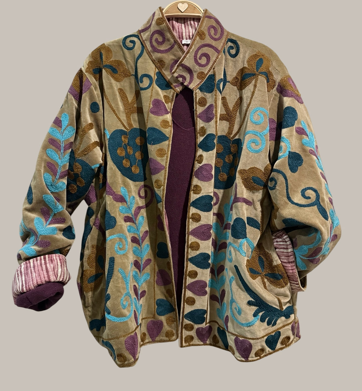 Chaqueta "India Anara" caramelo