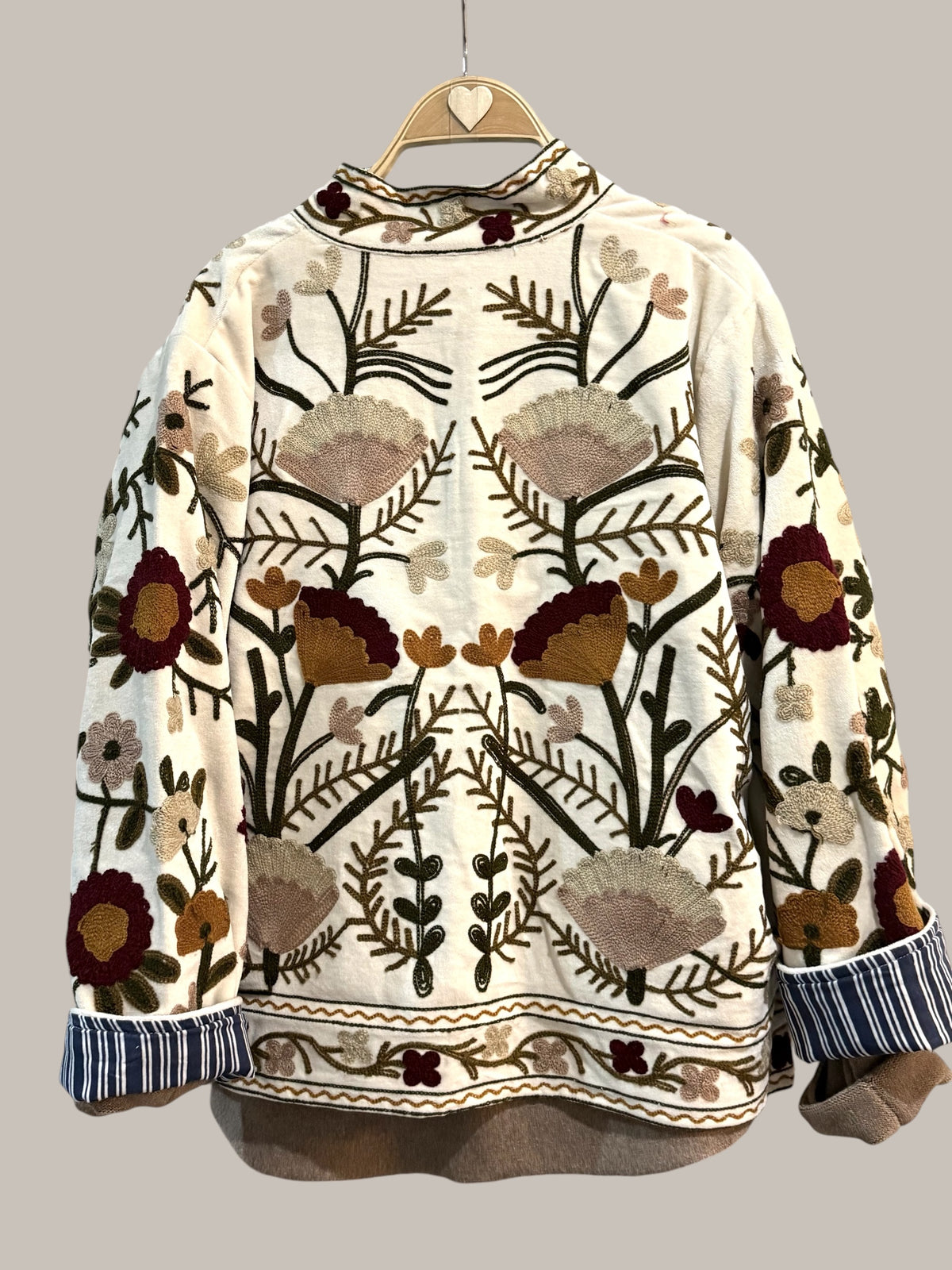 Chaqueta "India" tierras